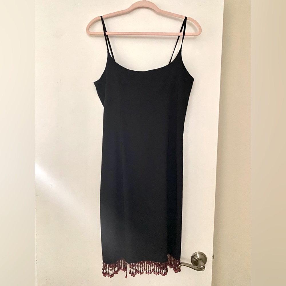 Black cocktail dress